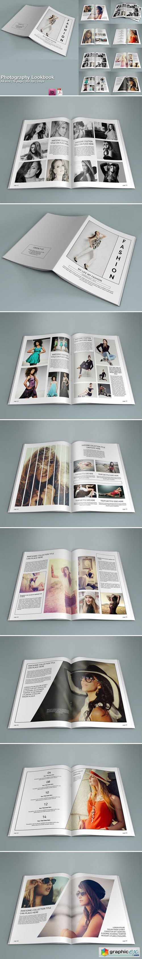 InDesign: Photography Lookbook- V208