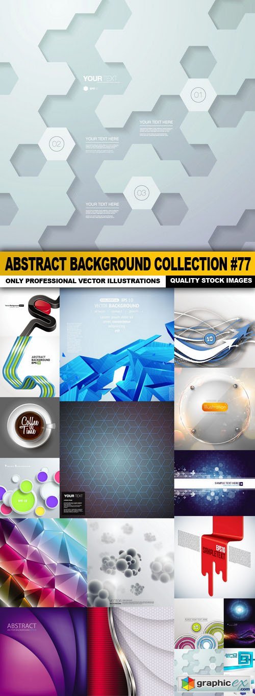 Abstract Background Collection #77 - 20 Vector
