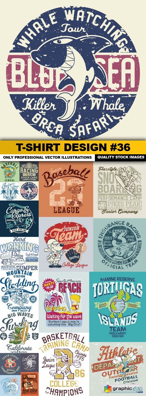T-Shirt Design #36 - 20xEPS