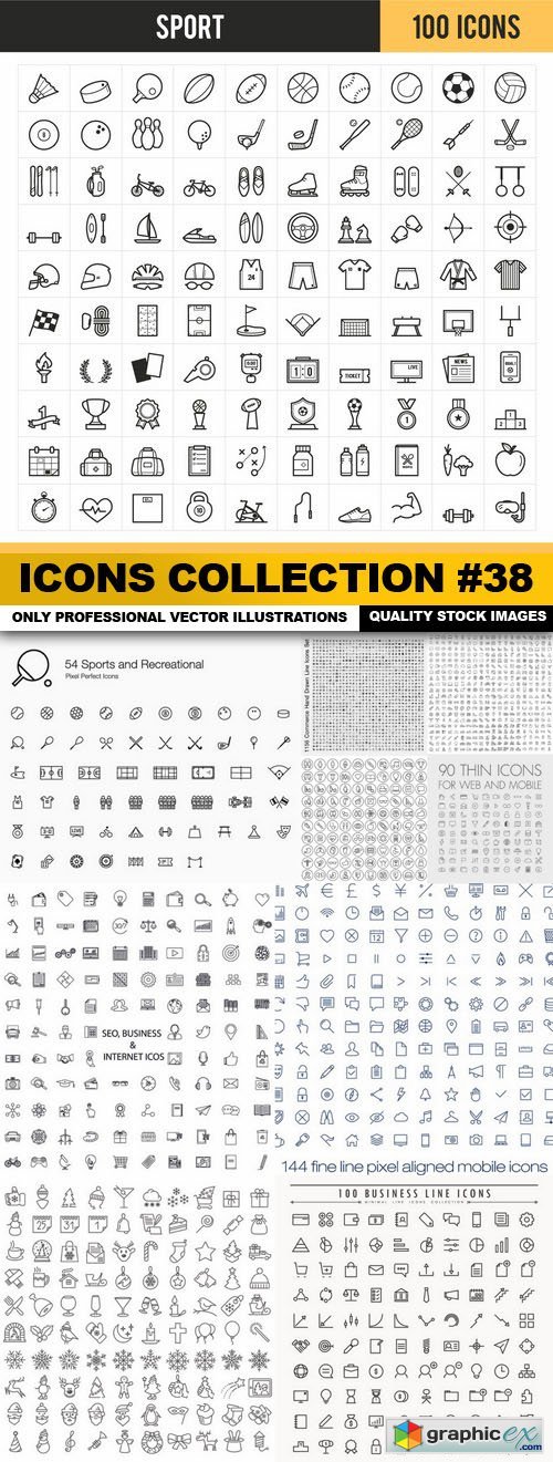 Icons Collection #38 - 10 Vector