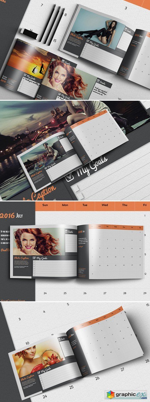 Calendar/Organizer 2016 Template