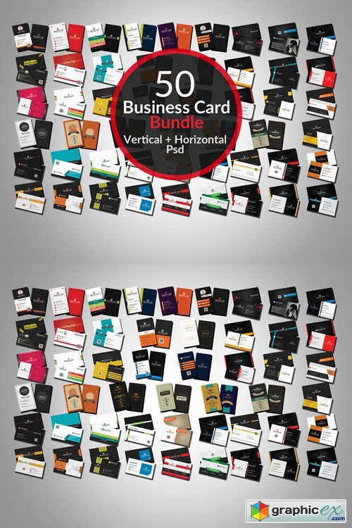 50 Corporate Business card Bundle