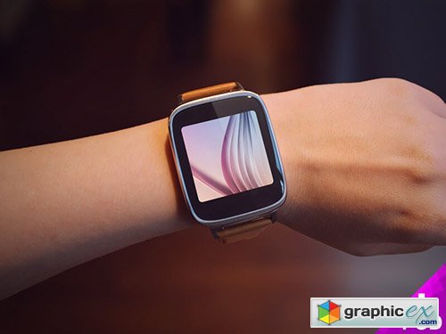 PSD Mock-Up - Asus Zenwatch