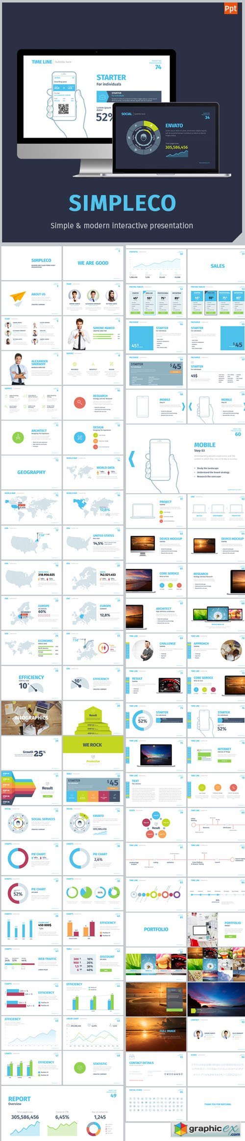 SIMPLECO Simple Powerpoint Template