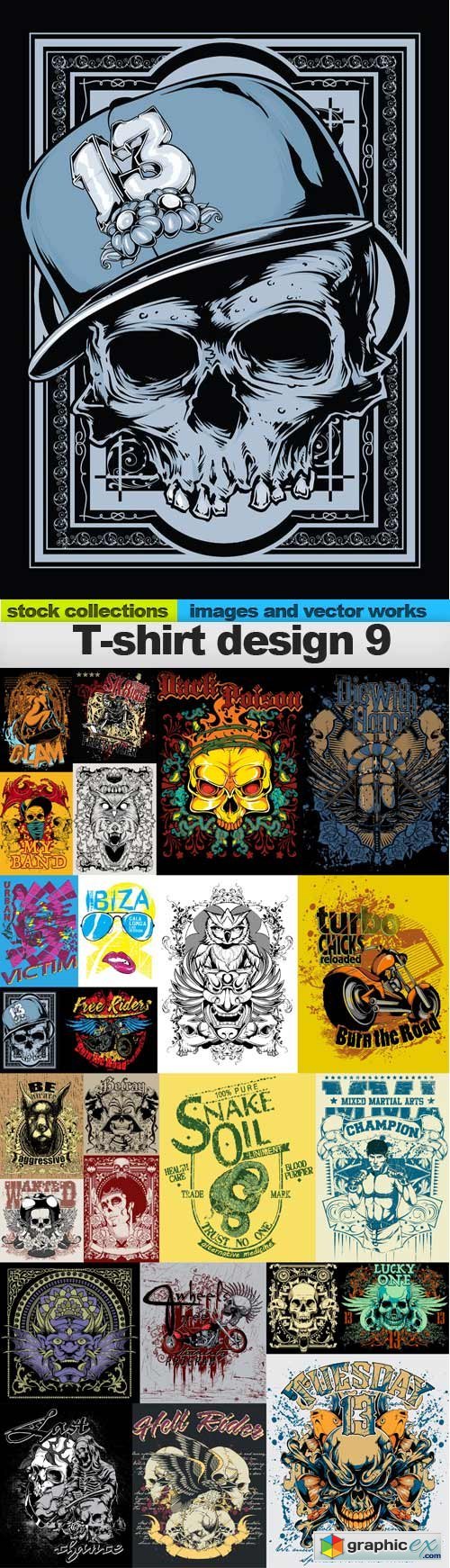 T-shirt design 9, 25 EPS