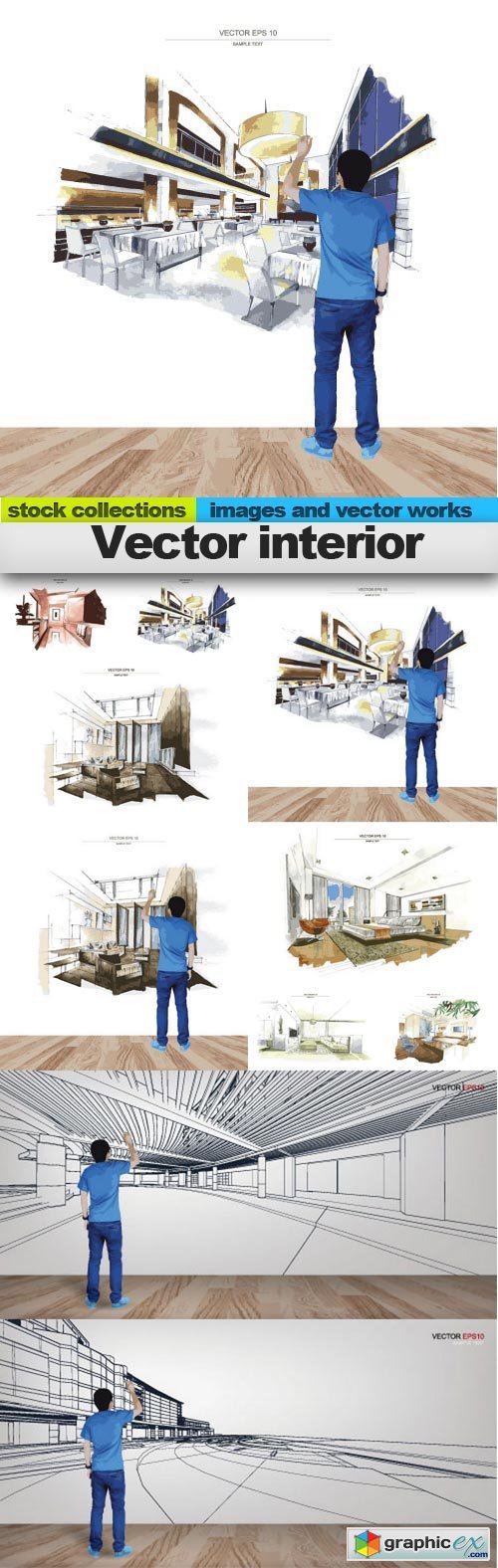 Vector interior, 10 x EPS