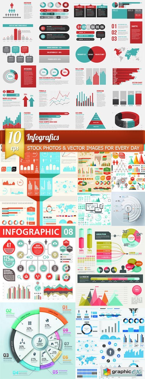Infografics, 10 x EPS