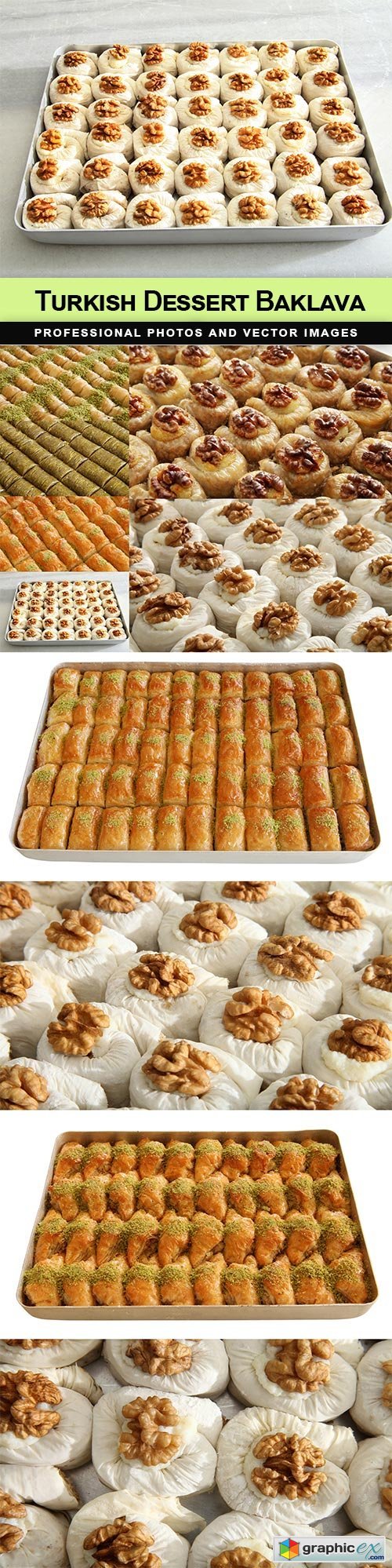 Turkish Dessert Baklava - 10 UHQ JPEG