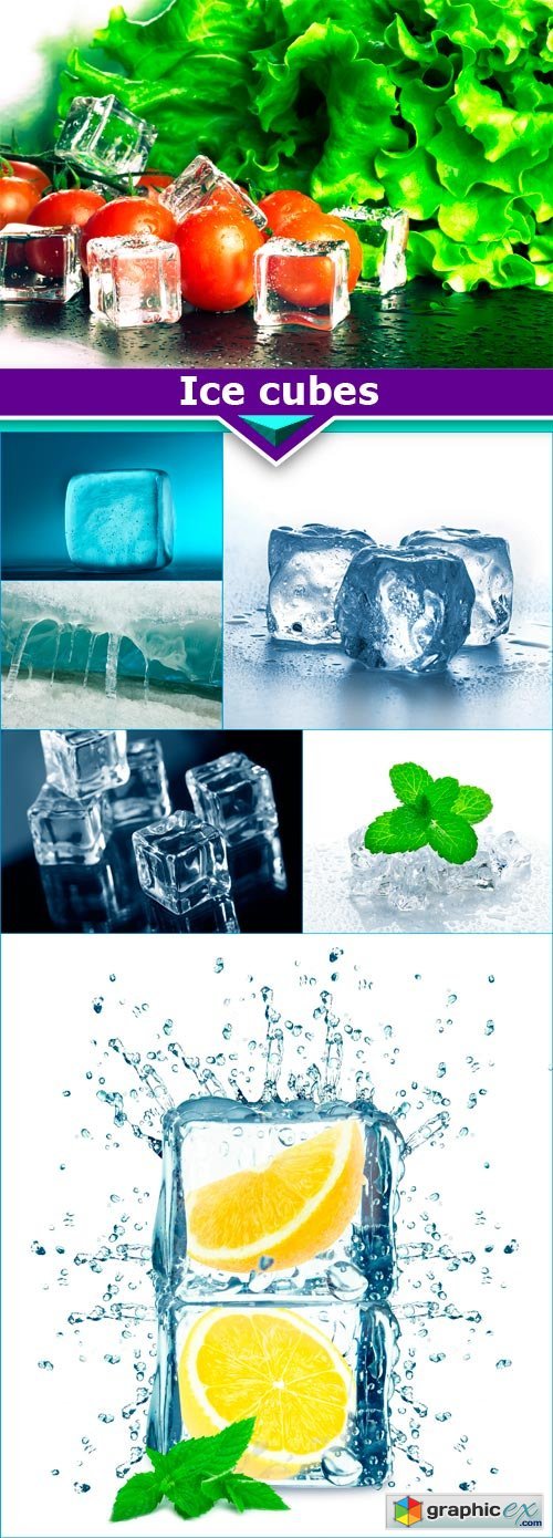 Ice cubes 7x JPEG
