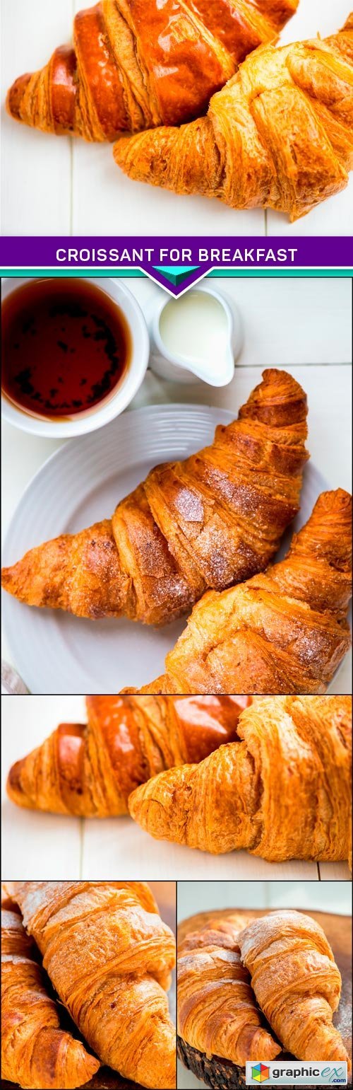 Croissant for breakfast 5x JPEG