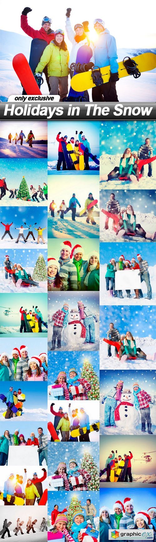 Holidays in The Snow - 25 UHQ JPEG