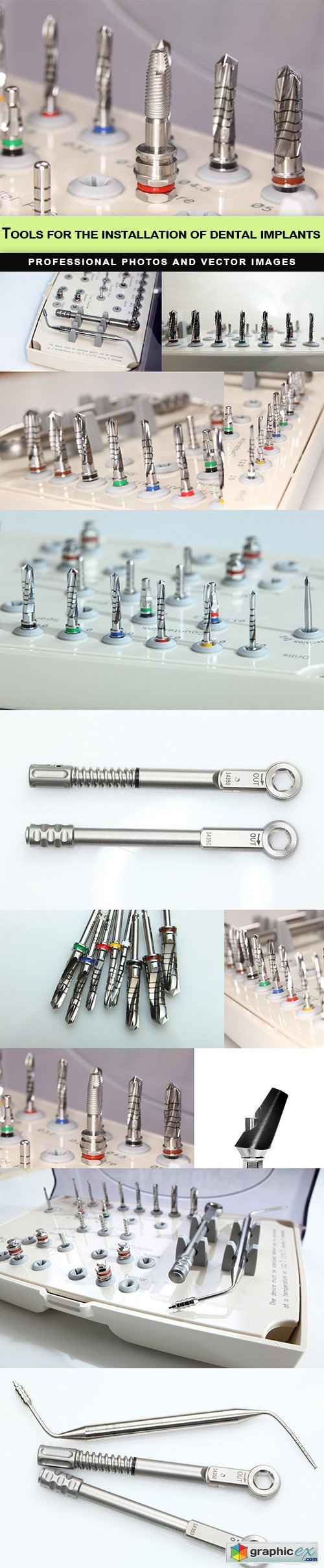 Tools for the installation of dental implants - 12 UHQ JPEG