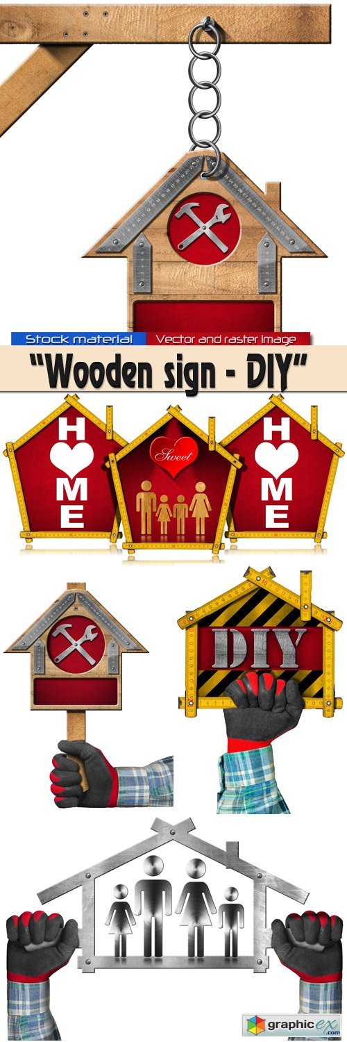 Wooden sign - DIY