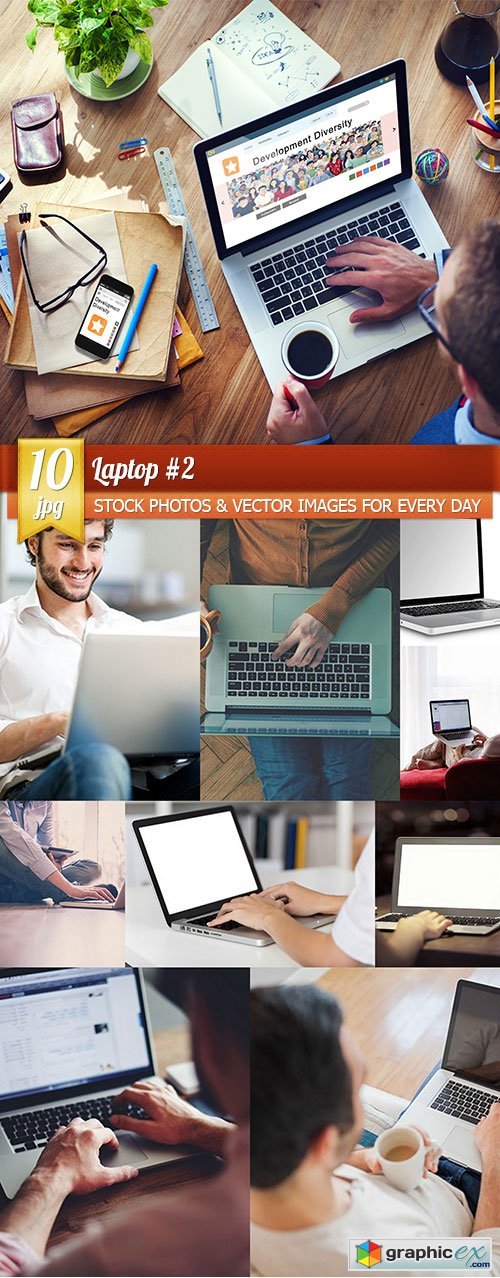 Laptop 2, 10 x UHQ JPEG