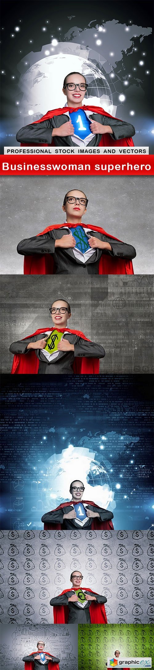Businesswoman superhero - 7 UHQ JPEG