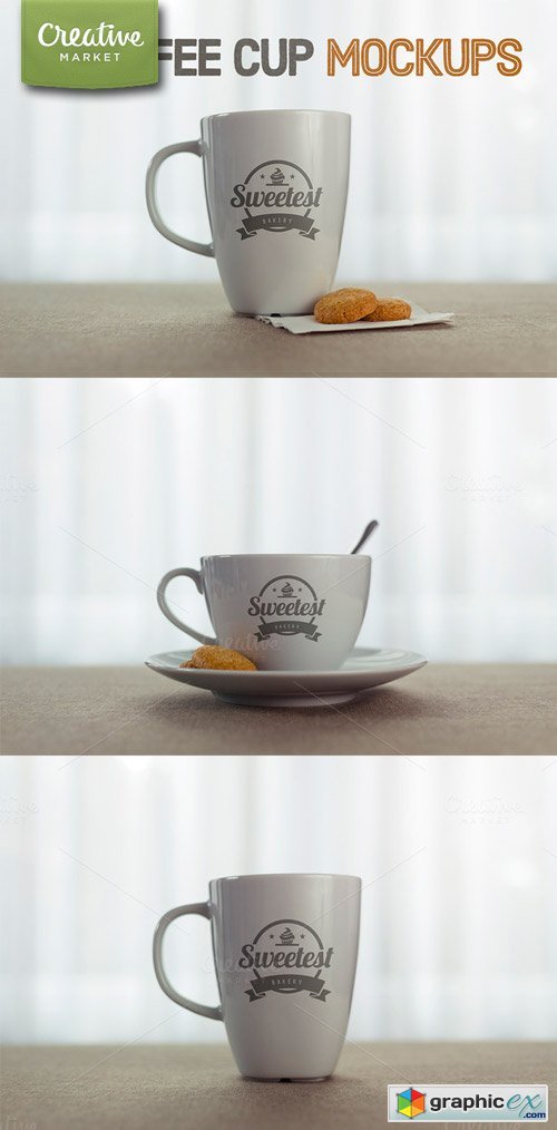 7 Coffee Cup Mockups