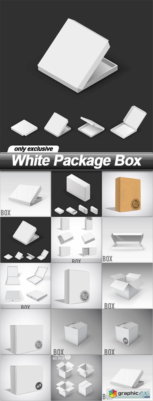 White Package Box - 14 EPS