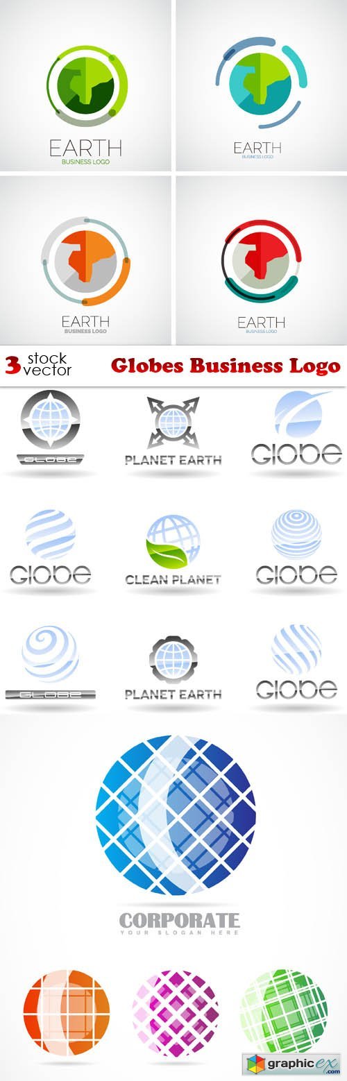 Vectors - Globes Business Logo
