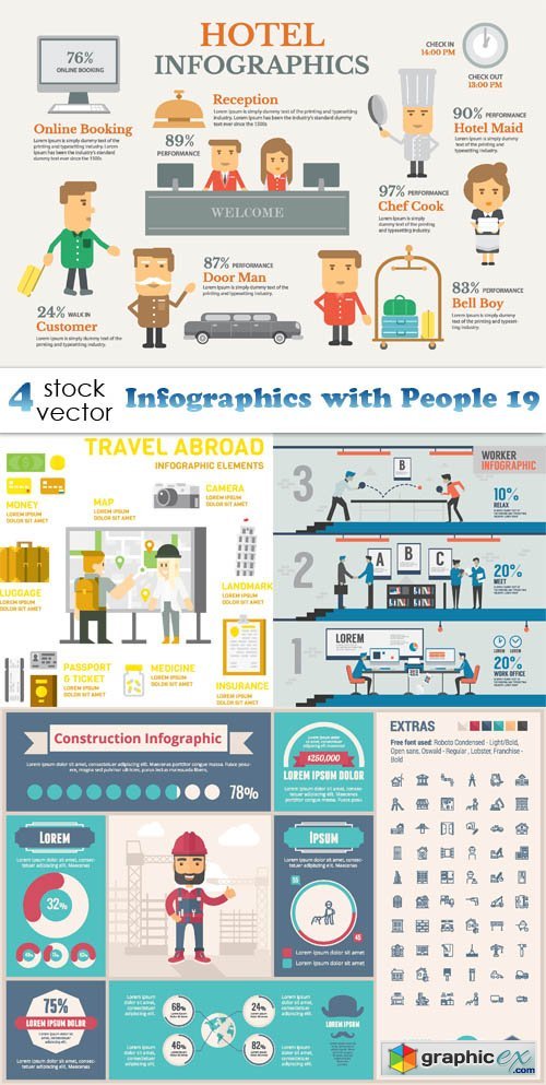Vectors - Infographics with People 19