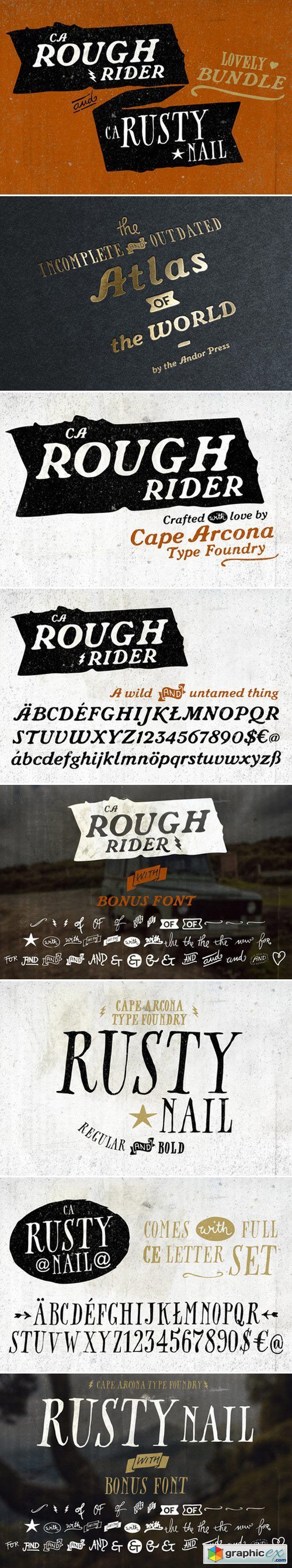 CM - CA Rusty Nail + CA Rough Rider Set 422985