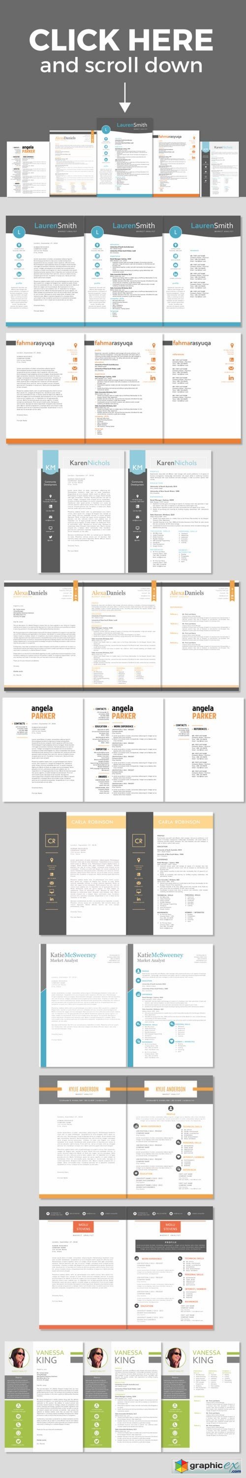 30 massive Word resume pack bundle