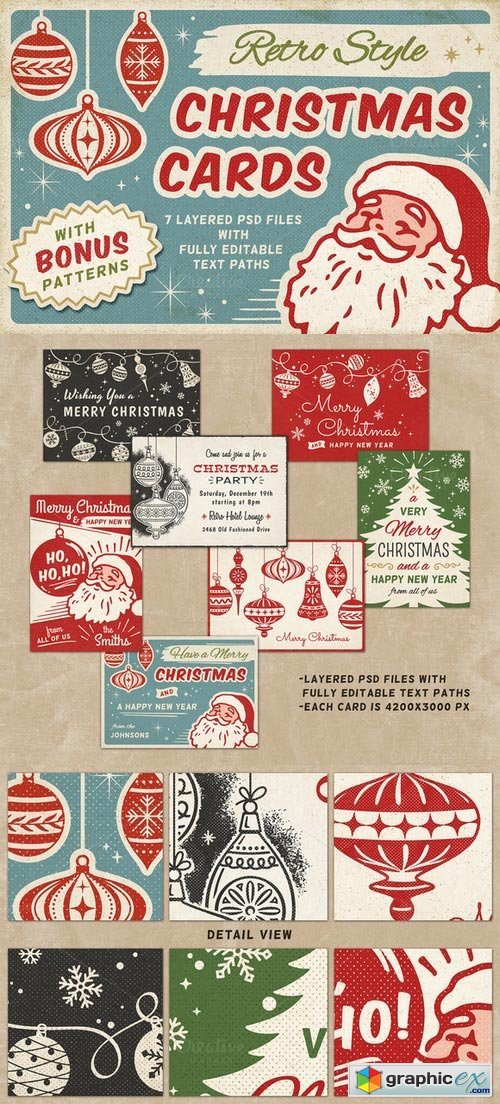 Retro Christmas Cards vol.2