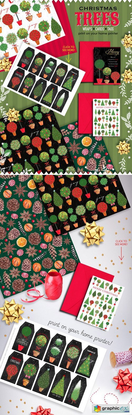 ChristmasTrees-wraps/cards/tags