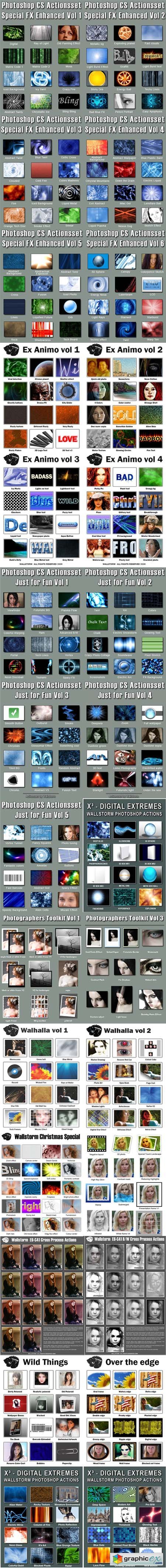 350 Actions for Photoshop
