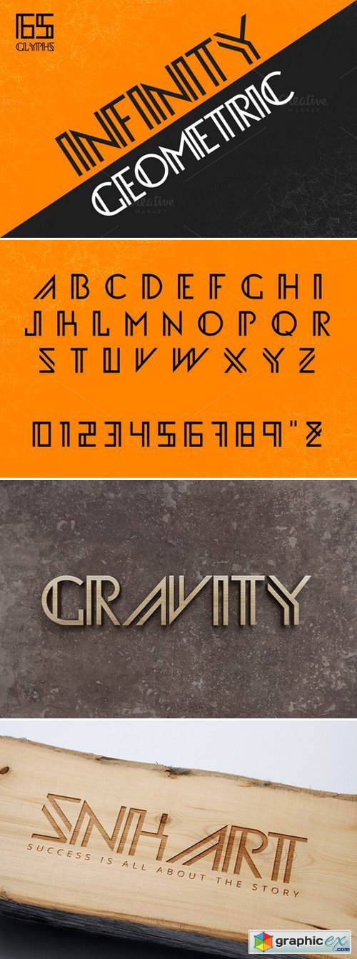 Infinity Geometric Font