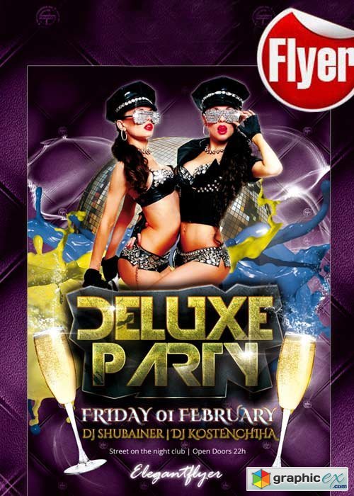 Deluxe Party Flyer Template