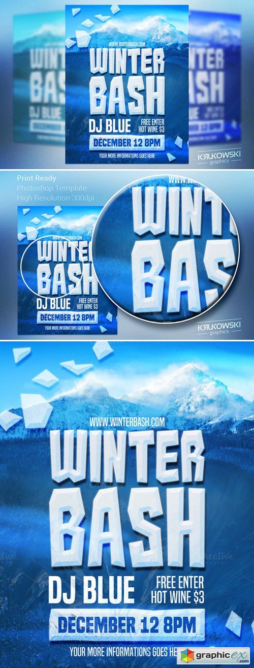 Winter Bash Flyer Template 440462