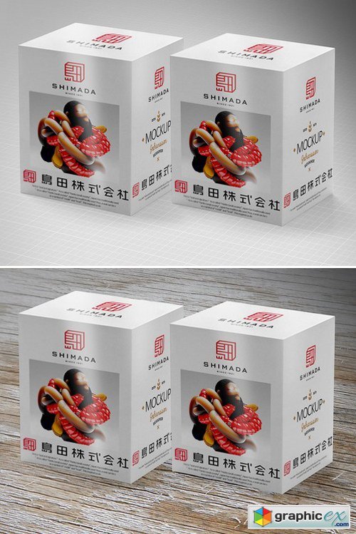 Package Box Mock-Up 418081