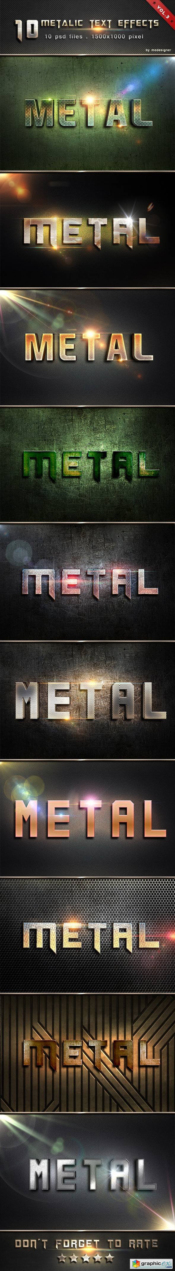 Metalic Text Effects V3
