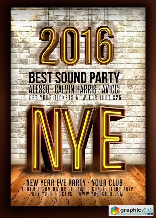 New Year's Eve 2016 Flyer
