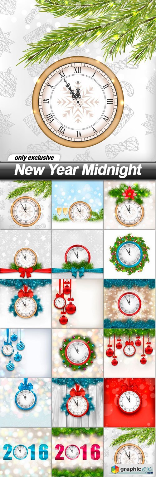 New Year Midnight - 17 UHQ JPEG