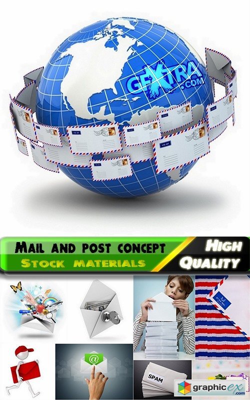 Mail and post concept Stock images - 25 HQ Jpg