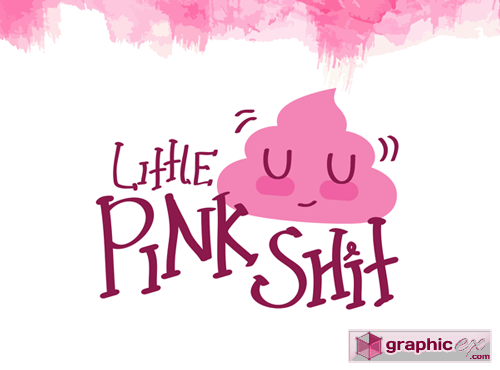 Little Pink Shit Font