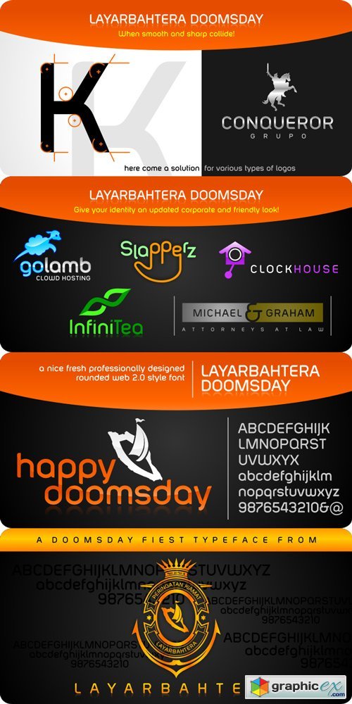 LayarBahtera Doomsday Font Family 