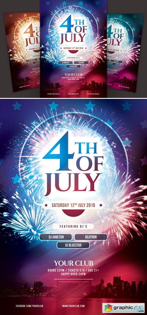 4th of July Flyer 297680