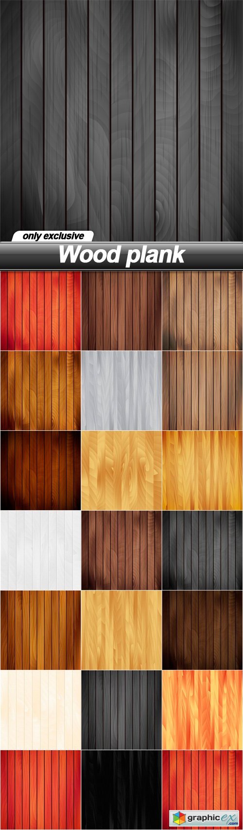 Wood plank - 20 EPS