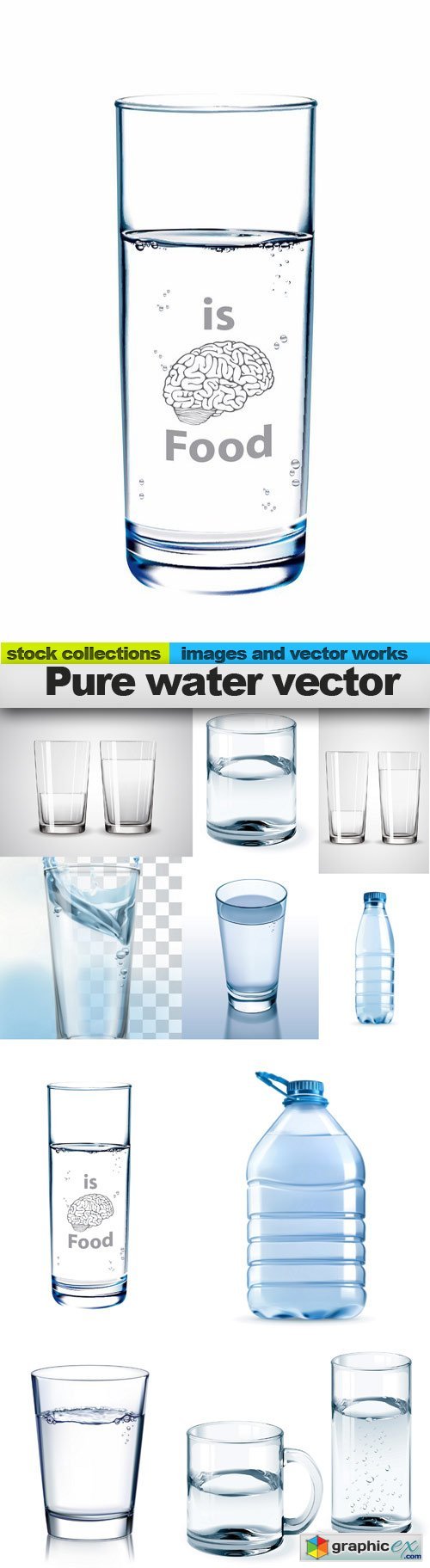 Pure water vector, 10 x EPS