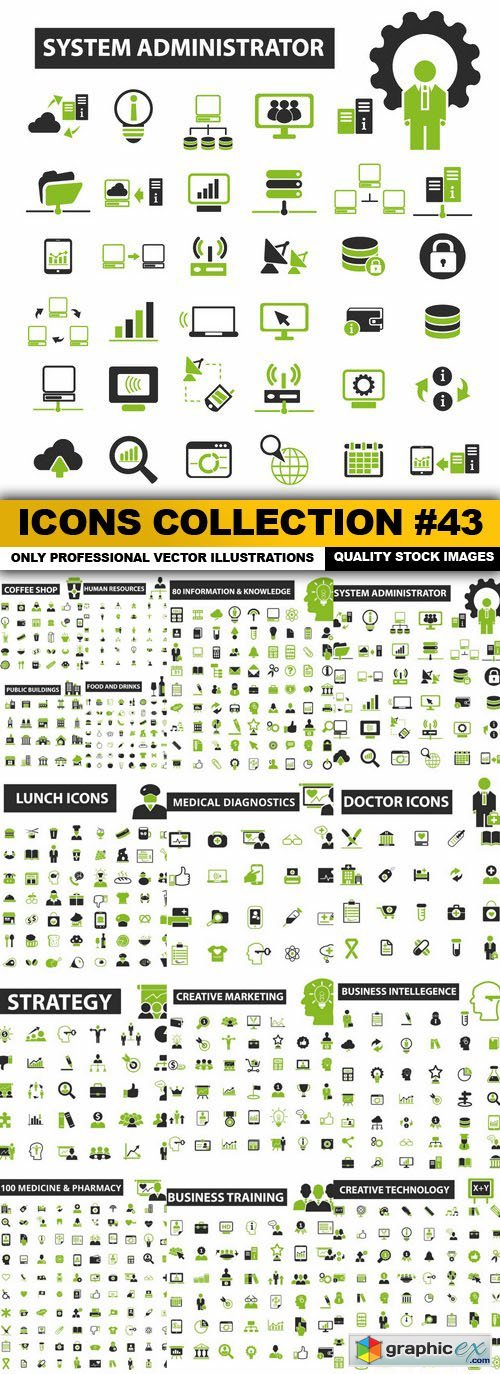 Icons Collection #43 - 16 Vector