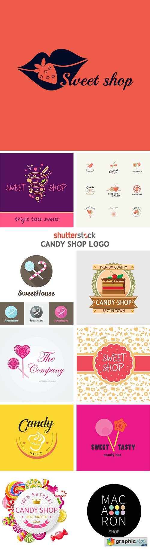 Candy Shop Logo - 25xEPS