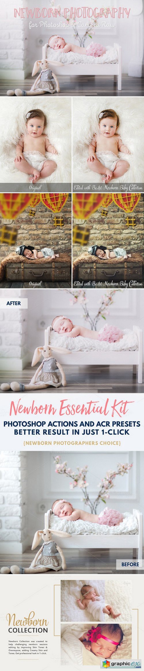 Essential Newborn Photoshop Actions