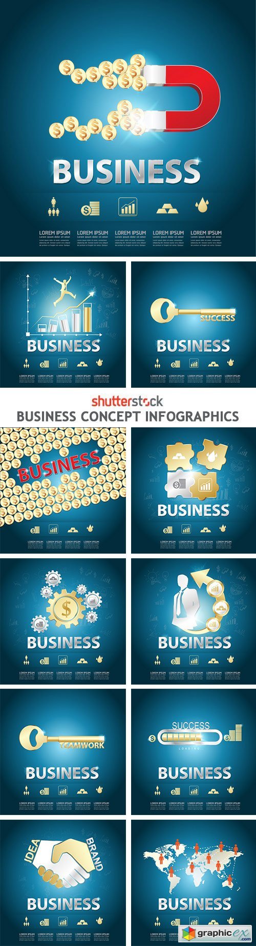 Business Concept Infographics - 25xEPS