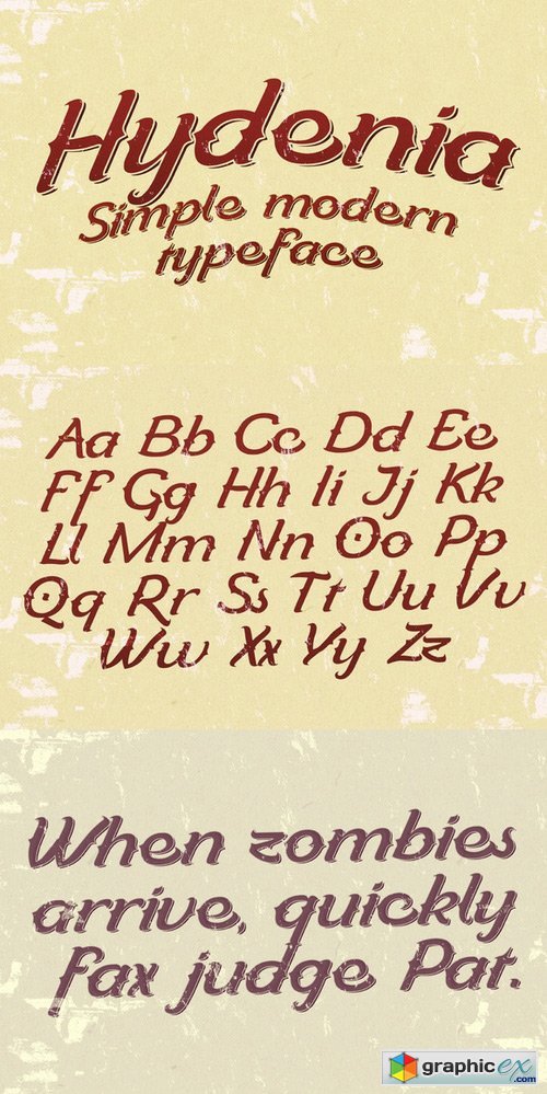 Hydenia typeface
