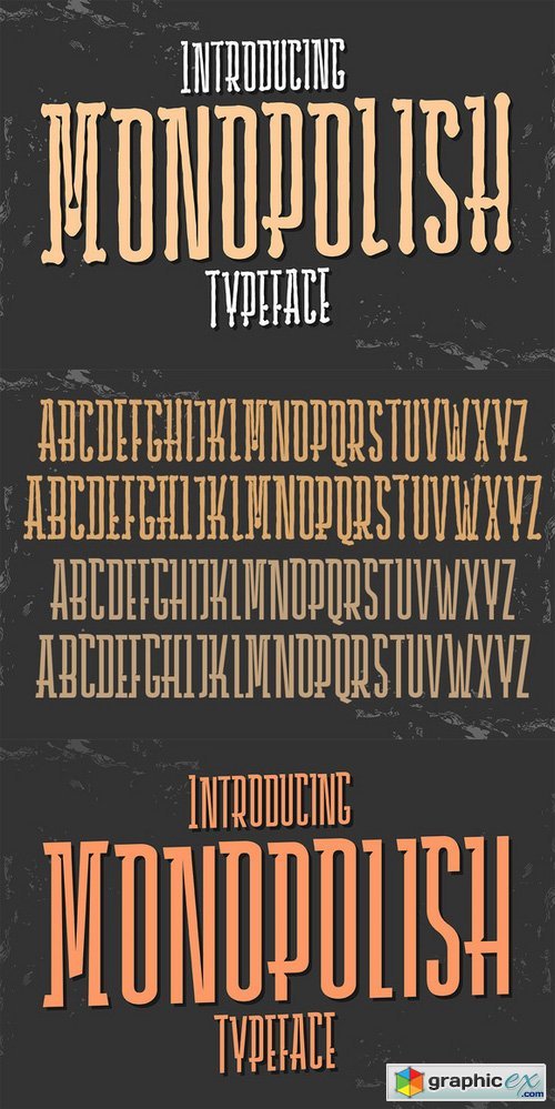 Monopolish Typeface