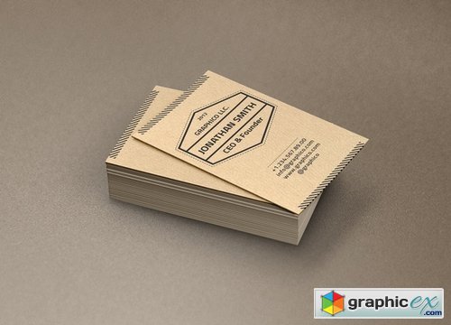 Simple Textured Business Card - 20