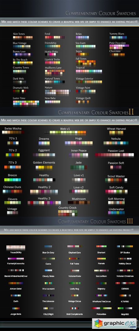Color Swatches for Photoshop