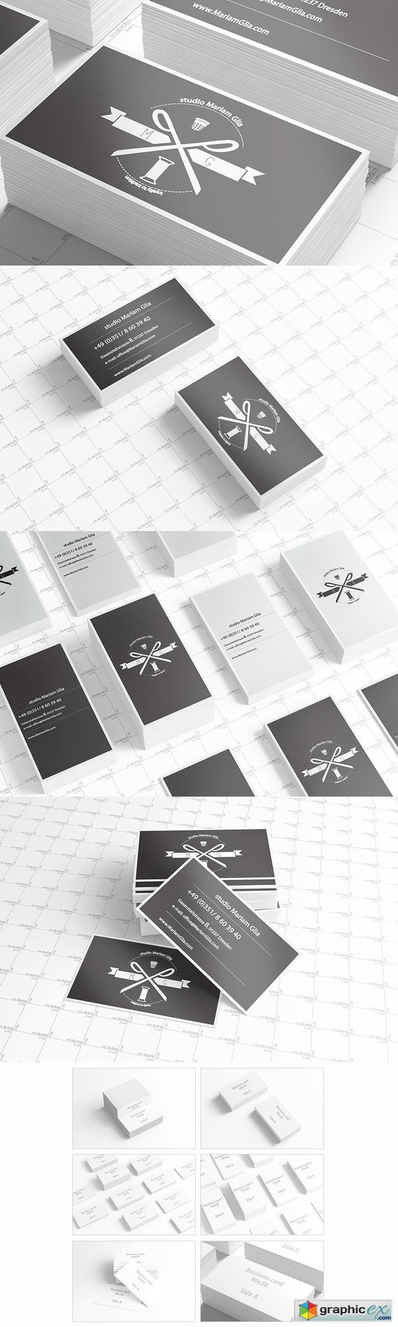 Business Cards Mock up (90x50)